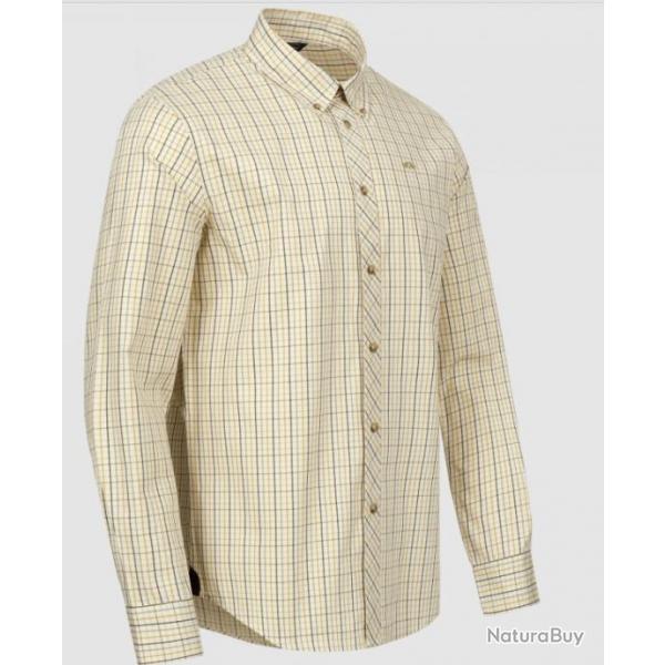 CHEMISE BLASER HERREN TRISTAN 22 BEIGE ET JAUNE