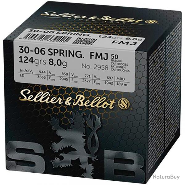 .30-06 Spr. FMJ 8,0g/124grs. (Calibre: .30-06 Spr.)