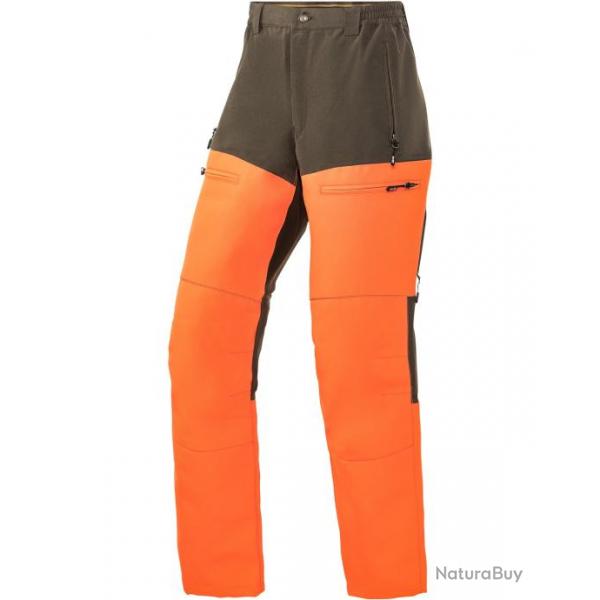 Pantalon de recherche Iron Tech (Couleur: Olive/orange signal, Taille: 44)