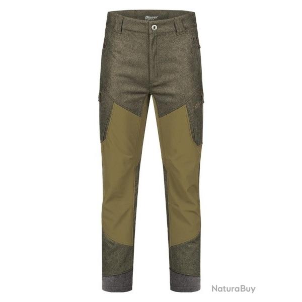 DB24 - Pantalon BLASER Whizz Softshell vintage VERT pour homme