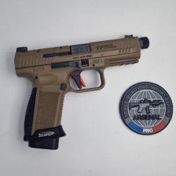 PISTOLET CANIK TP-9-SF ELITE COMBAT 9MM (9X19) FDE