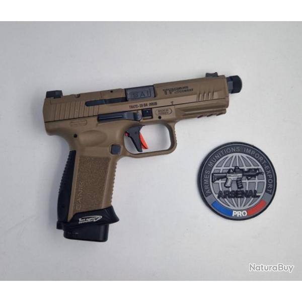 PISTOLET CANIK TP-9-SF ELITE COMBAT 9MM (9X19) FDE