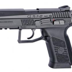 REPLIQUE CZ 75 P-07 DUTY NOIR FULL METAL C02 BLOWBACK 1.4J