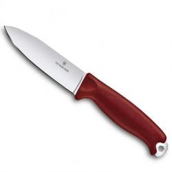 BEL1217 POIGNARD VICTORINOX VENTURE LAME ACIER 10.5CM MANCHE ROUGE + ETUI NEUF