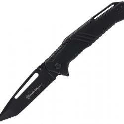 Couteau Smith&Wesson Extreme Ops Tanto Lame Acier 7Cr13 Black Manche Aluminium Linerlock SW1205907