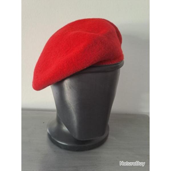 beret rouge / parachutiste et troupes de marine / fabrication Plein Ciel taille 58