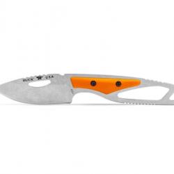 BEL1230 COUTEAU PLAT BUCK KNIVES PAKLITE 2.0 HIDE SELECT ORANGE NEUF