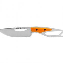 BEL1234 COUTEAU PLAT BUCK KNIVES PAKLITE 2.0 FIELD KNIFE SELECT ORANGE NEUF