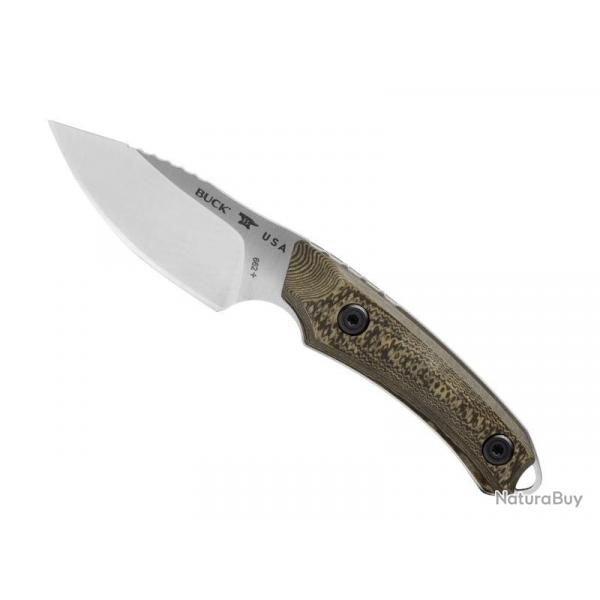 BEL1237 POIGNARD BUCK KNIVES ALPHA SCOUT LAME ACIER 7.5CM NEUF