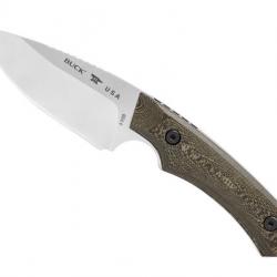 BEL1239 POIGNARD BUCK KNIVES ALPHA HUNTER LAME 9CM ACIER MANCHE RESINE NEUF