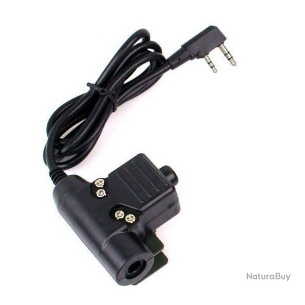 Adaptateur U94 PTT TYT F8 BAOFENG 5R - U94 style 1