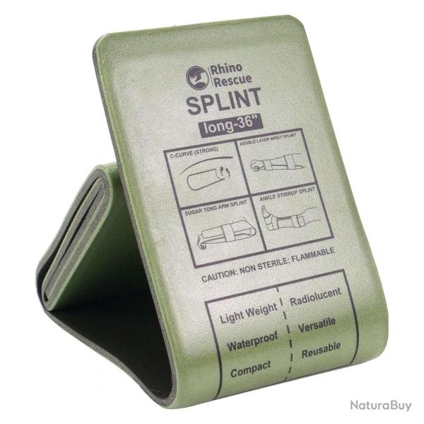 Attelle mdicale coude/genou Rhino - Vert arme