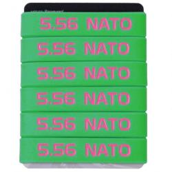 Bande marquage chargeur 5.56 6 pcs - green pink