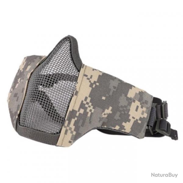 Bas de masque maille acier GKM Tactical - ACU