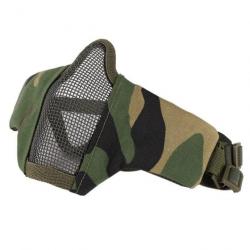 Bas de masque maille acier GKM Tactical - Woodland