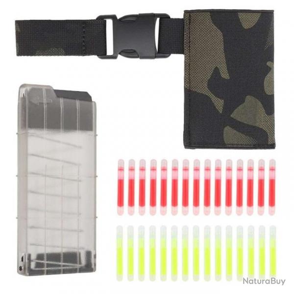 Bton lumineux rouge/vert + accessoires - Camouflage militaire