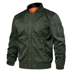 Blouson pilote armée Tacvasen OS - Vert armée / M (US S)