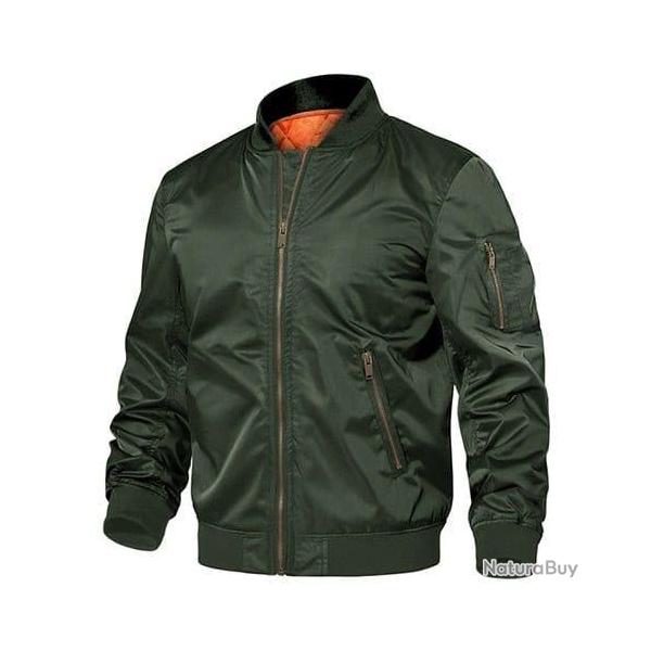 Blouson pilote arme Tacvasen OS - Vert arme / M (US S)