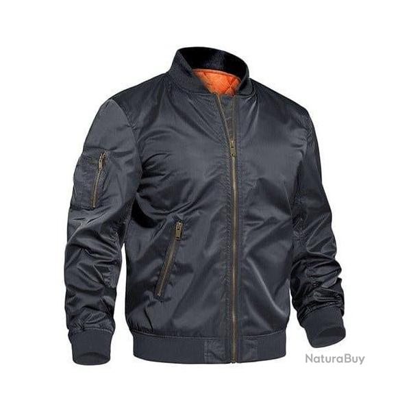 Blouson pilote arme Tacvasen OS - Gris / M (US S)