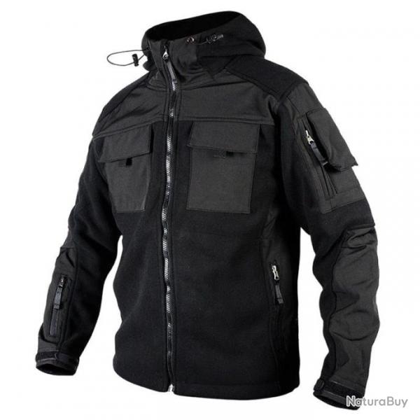 Blouson polaire multipoche MG Knignt OS - Noir / M