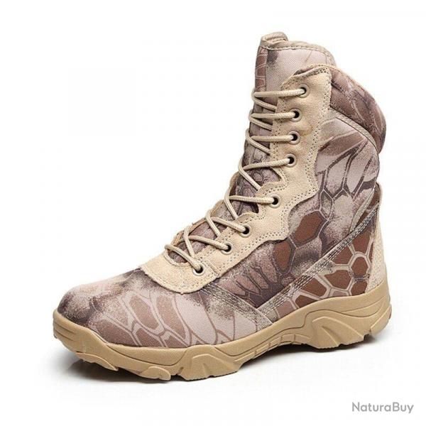 Bottes combat tactique POS Light Phython marron