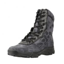 Bottes zip latéral Wolf Enemy Kryptek noir