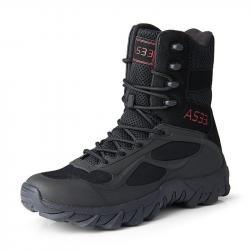 Bottines cuir hautes MXD A533 Noir