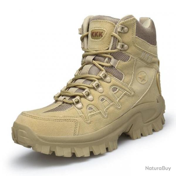 Bottines de combat militaire US KKK Beige