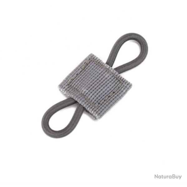 Boucle ruban Molle lastique AGS - Gris / 1 pcs