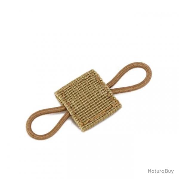 Boucle ruban Molle lastique AGS - Kaki / 1 pcs