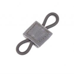 Boucle ruban Molle élastique AGS - Gris / 4 pcs