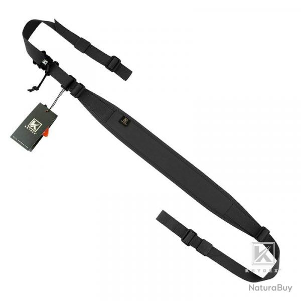Bretelle fusil remboure 2 points KDX - Noir