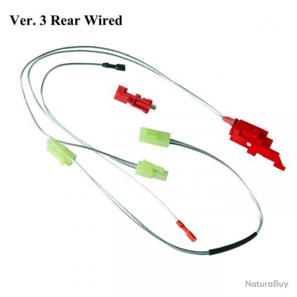 Cblage d'interrupteur gchette Ver.2 Ver.3 AEG - Rear Wired For Ver.3