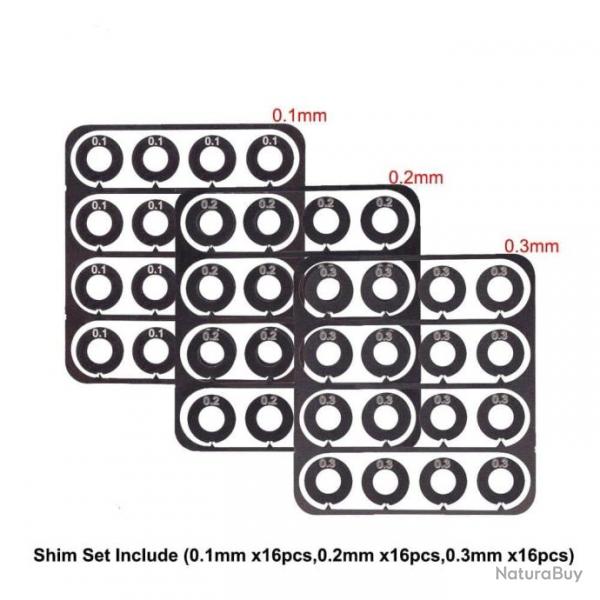 Cales prcision bote de vitesses 48 pcs