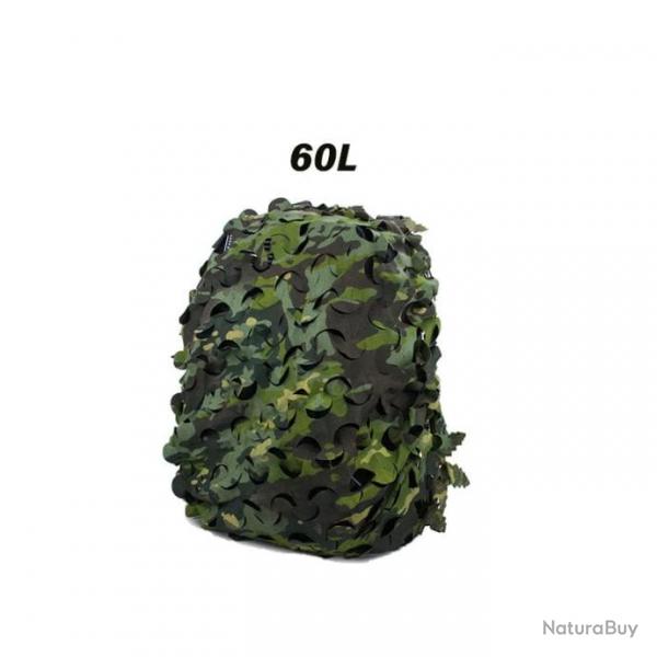 Camouflage sac  dos filet 3D 60l-80l Laser - CP 60L