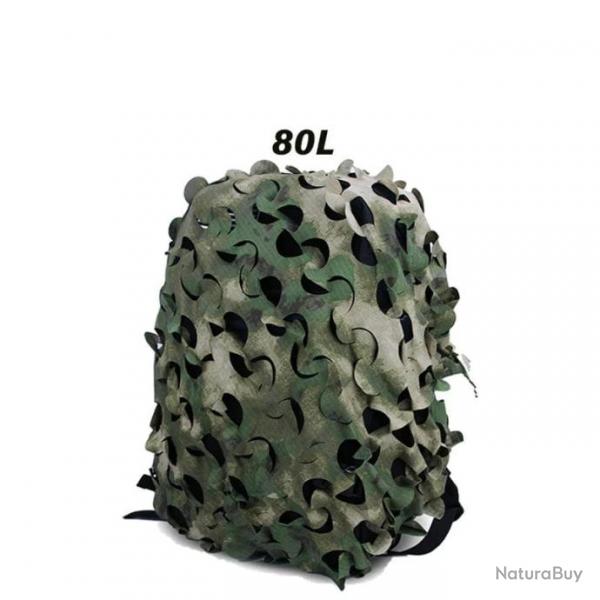 Camouflage sac  dos filet 3D 60l-80l Laser - Ruins camo 80L