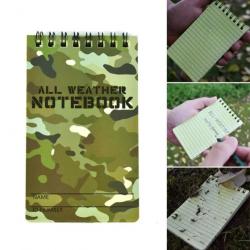 Carnet de notes étanche camo/ranger - Camo