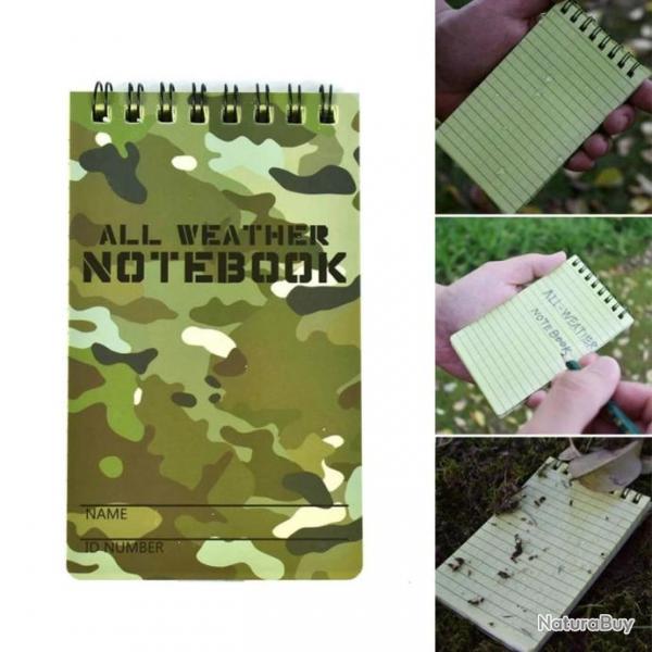 Carnet de notes tanche camo/ranger - Camo