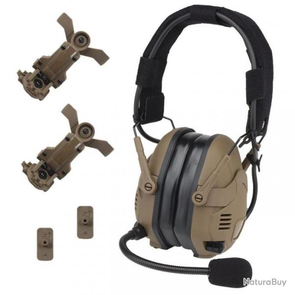 Casque Bluetooth OPS Core ARC / WDM-LOK - Marron HD16