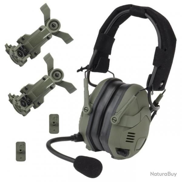 Casque Bluetooth OPS Core ARC / WDM-LOK - Vert HD16