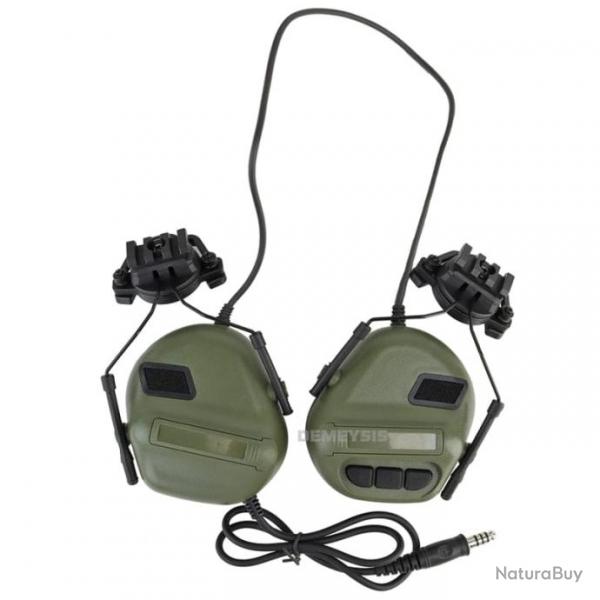 Casque communication adaptateur FAST CS - Vert