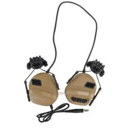 Casque communication adaptateur FAST CS - Marron