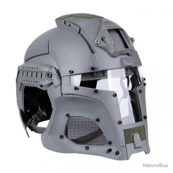 Casque Mandalorian Iron Warrior 30-64 cm - Gris