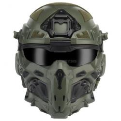 Casque masque ventilé Assaut Fast W-Ronin - Ranger green