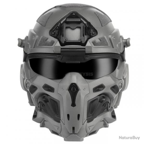 Casque masque ventil Assaut Fast W-Ronin - Gris