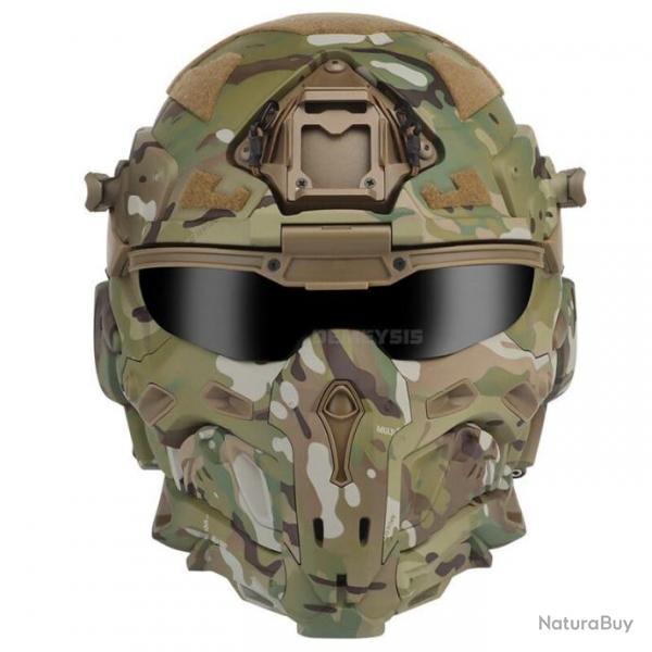 Casque masque ventil Assaut Fast W-Ronin - Multicam