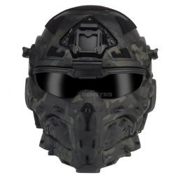 Casque masque ventilé Assaut Fast W-Ronin - Multicam noir