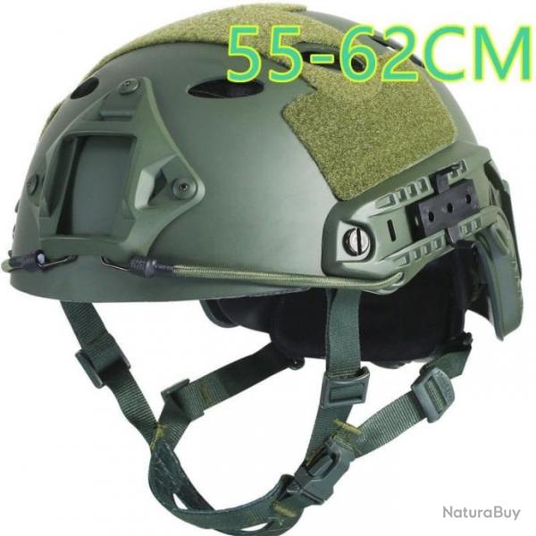 Casque tactique Fast type PJ SLA - Ranger green (55-62 cm)