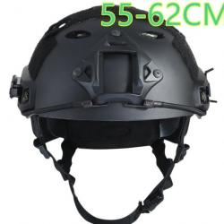 Casque tactique Fast type PJ SLA - Noir (55-62)