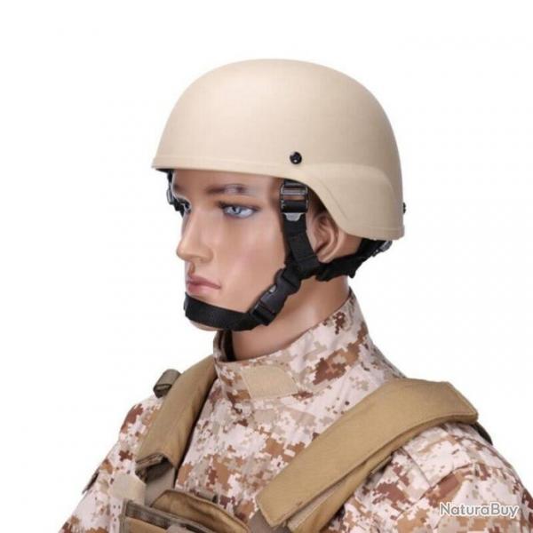 Casque tactique Mich 2000 RH2 - Tan